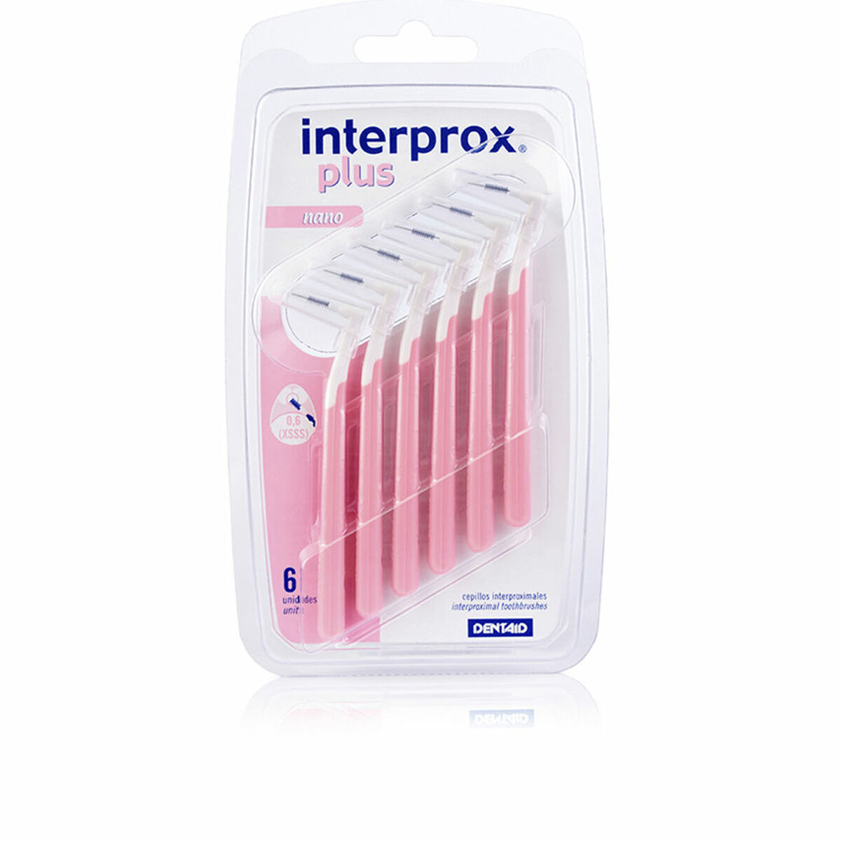 Spazzolini interdentali Interprox   0,6 mm Rosa [6 Unità]