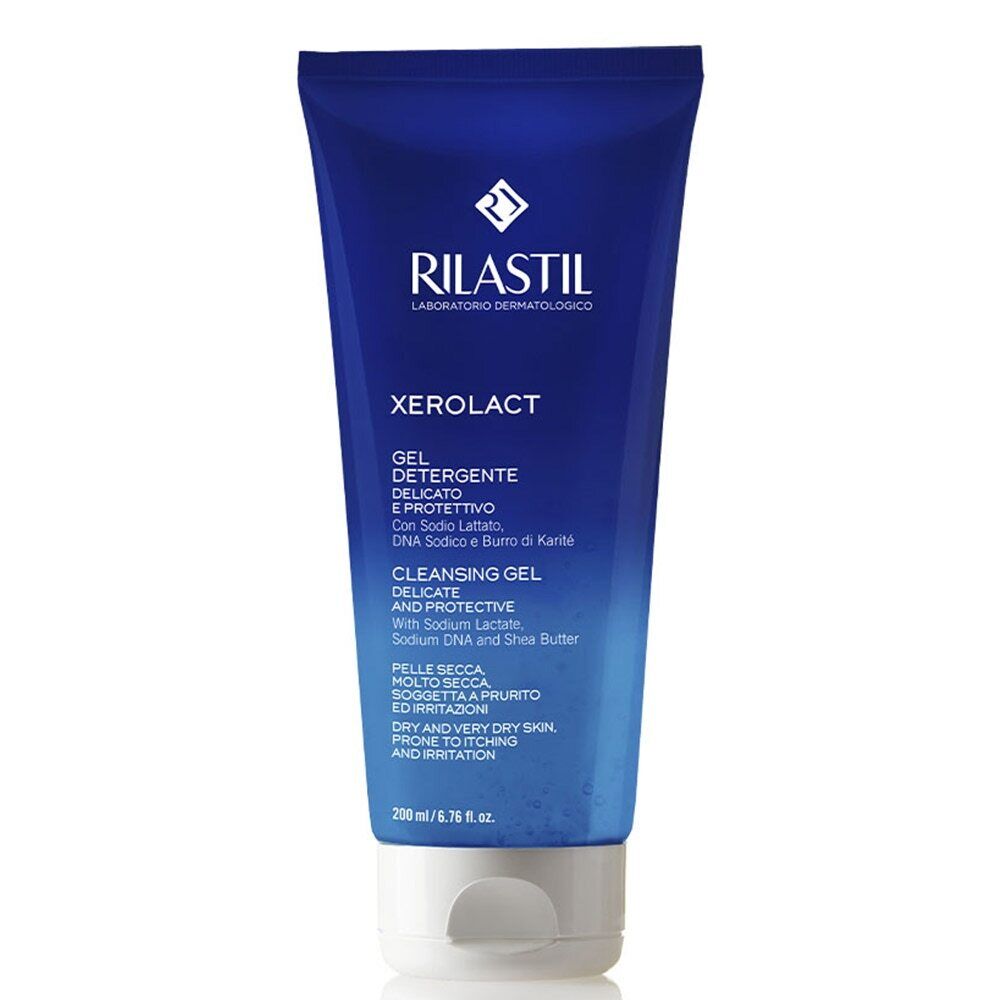 Rilastil Xerolact - Gel Detergente Delicato e Protettivo Schiumogeno, 200ml