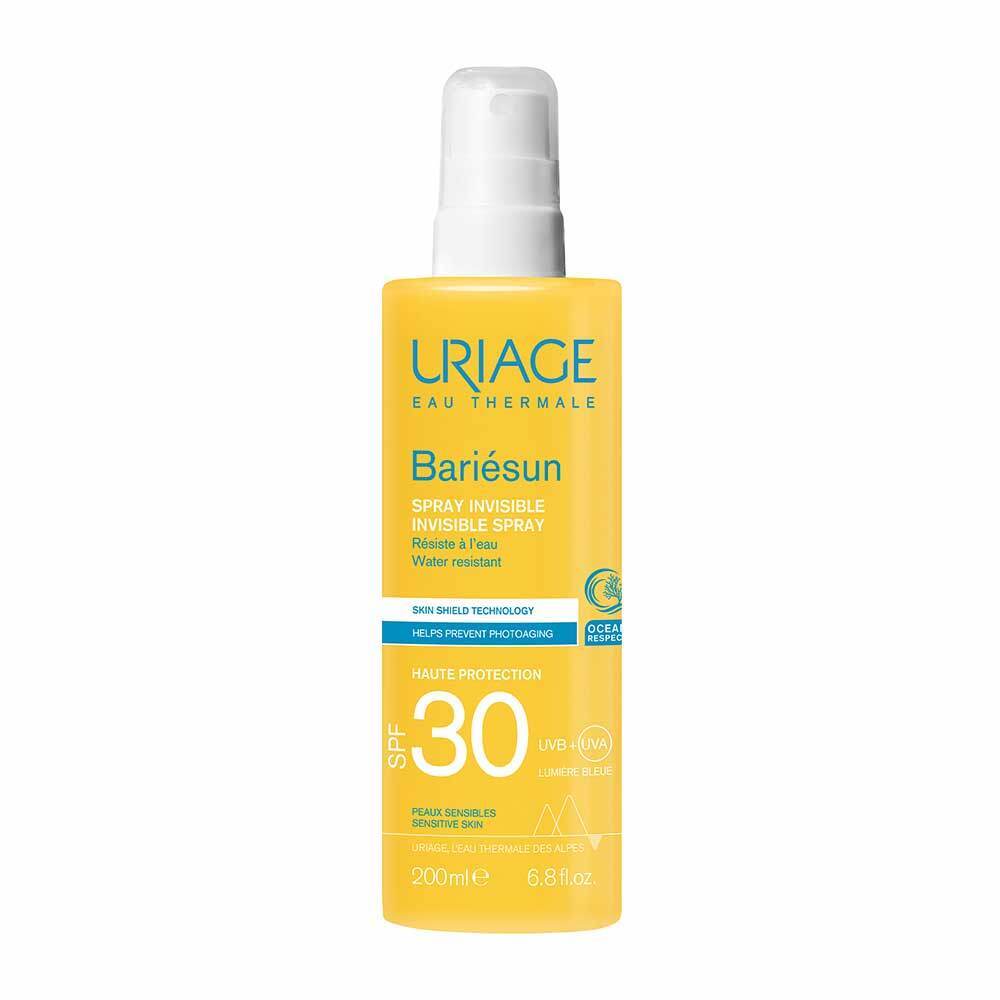 Uriage Bariésun - Spray Invisibile SPF30 Protezione Solare Corpo, 200ml