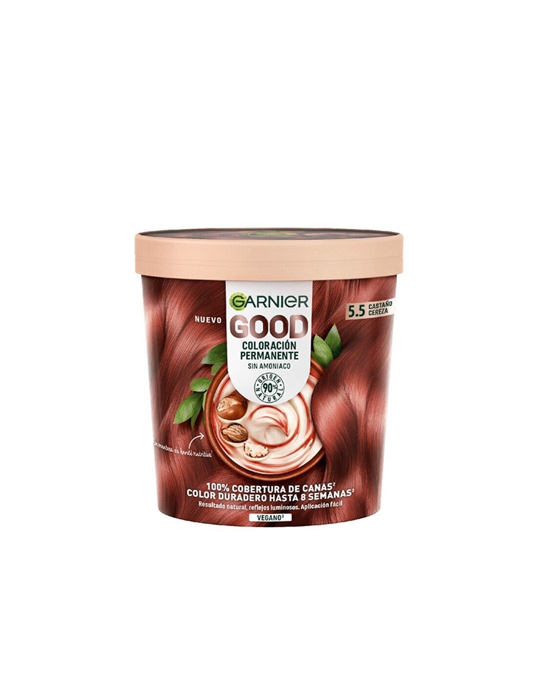 Garnier Good Coloración Permanente 5,5 Castaño Cereza 1 U