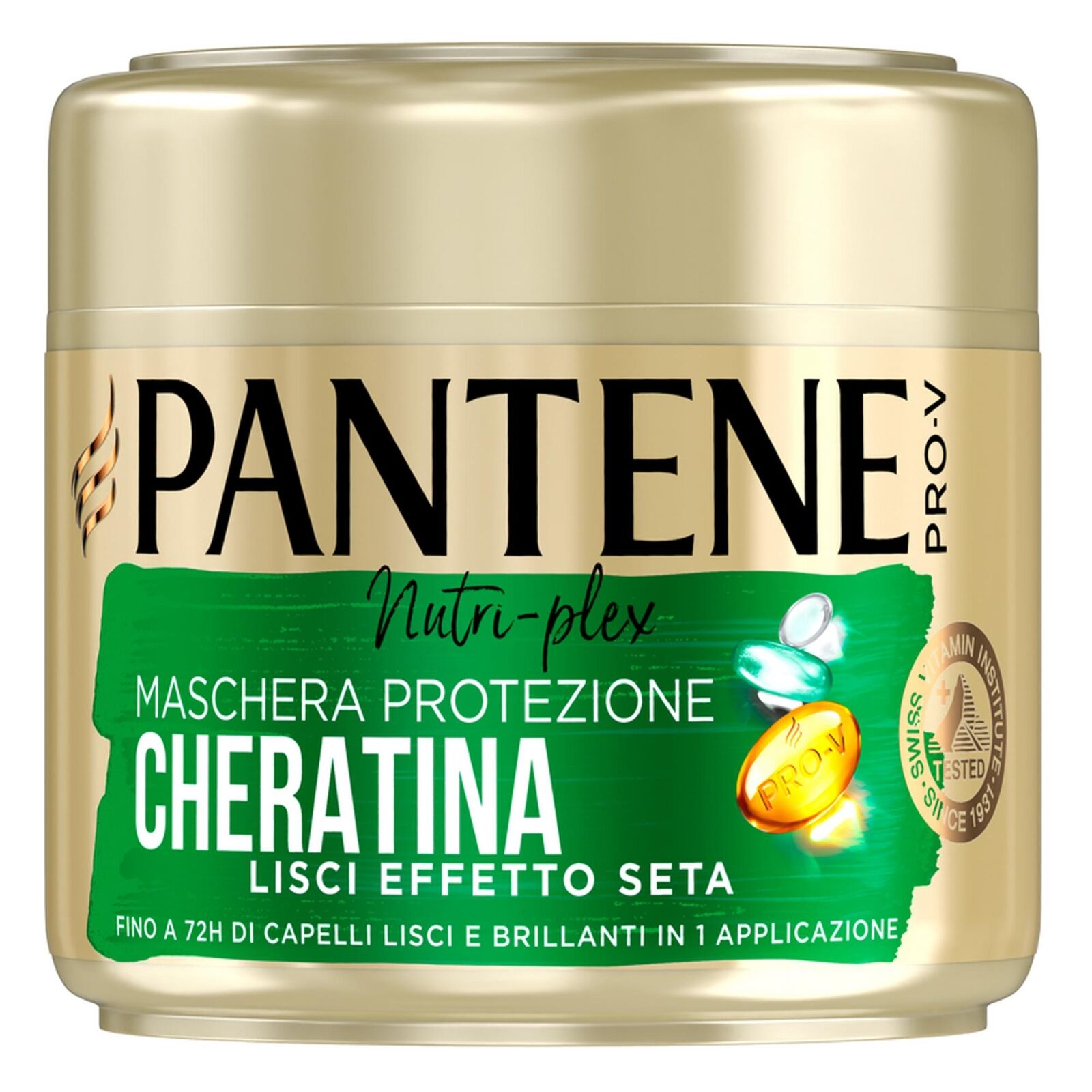 PANTENE PRO-V MASCHERA CHERATINA LISCI EFFETTO SETA CAPELLI 300ML