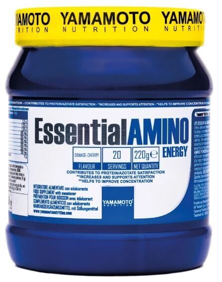 Yamamoto Essential Amino Energy 220 gr - PreWorkout  con Caffeina