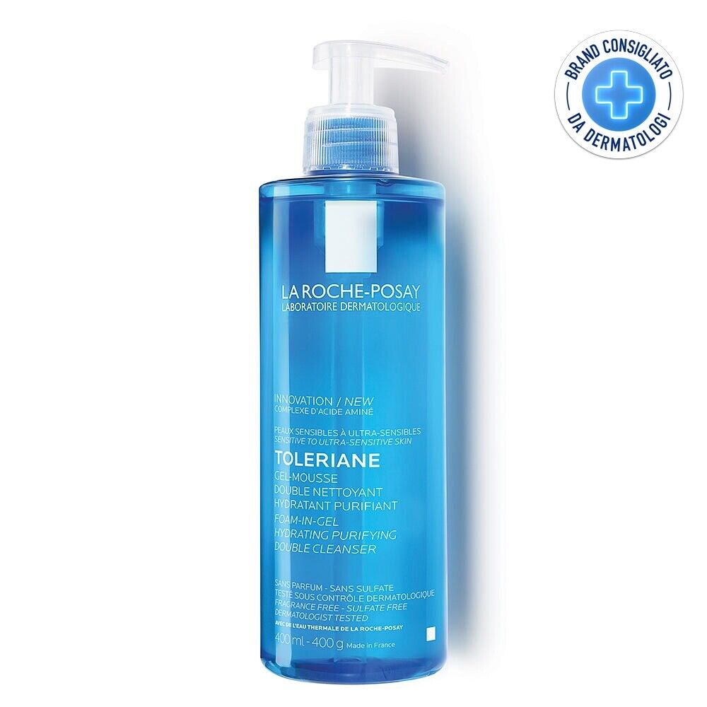 La Roche-Posay Toleriane - Gel Detergente Schiumogeno, 400ml
