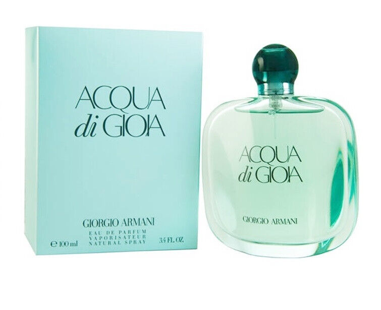 Acqua Di Gioia Giorgio Armani 100Ml. Eau De Parfum 3.4 Fl. Oz. Prima Edizione