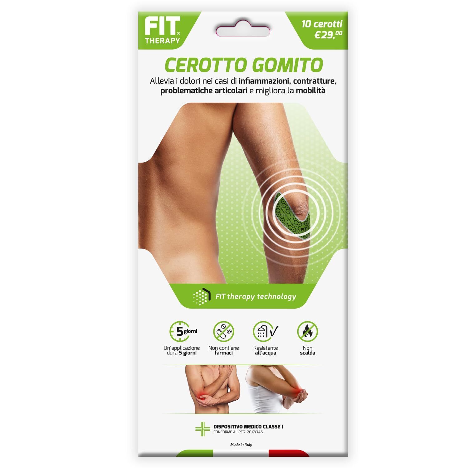 FIT THERAPY | Cerotti Antinfiammatori Gomito | Riduce i Dolori e Traumi (q9t)