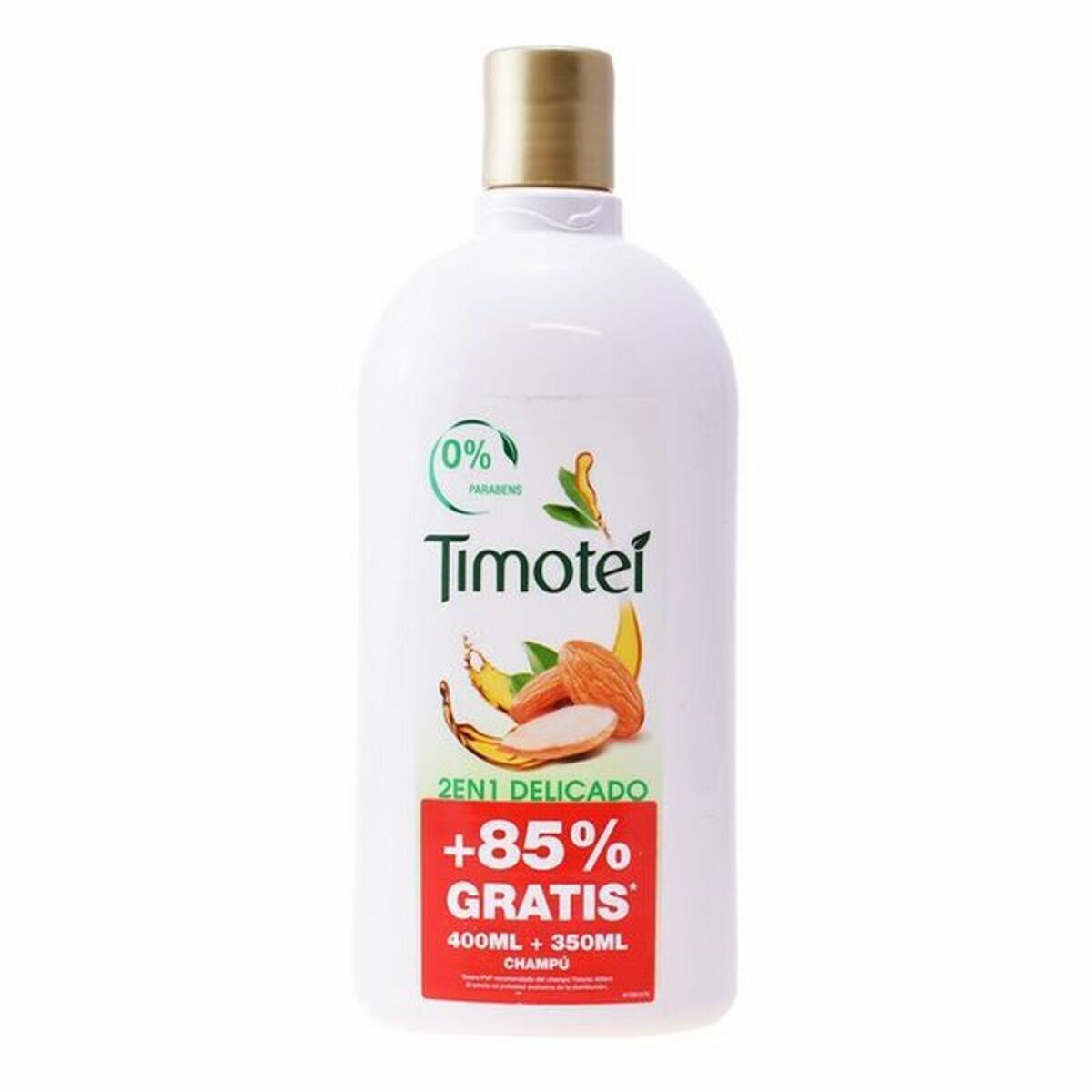 Shampoo e Balsamo 2 in 1 Timotei Aceite Almendras Dulces [750 ml] 750 ml