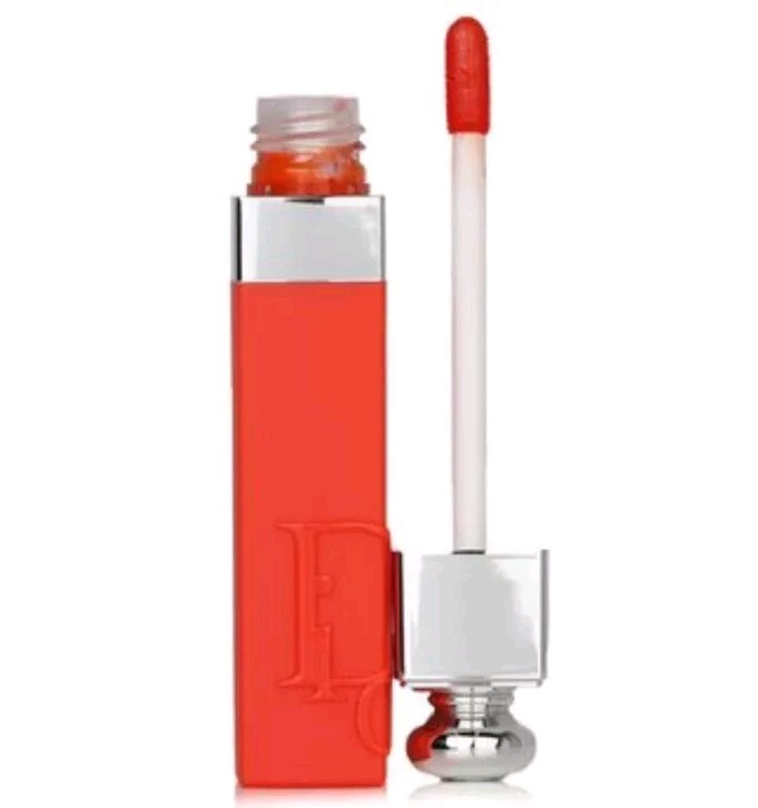 Dior Addict Lip Tint, Tinta per Labbra 641 Rosso Mandarino 5ml Donna