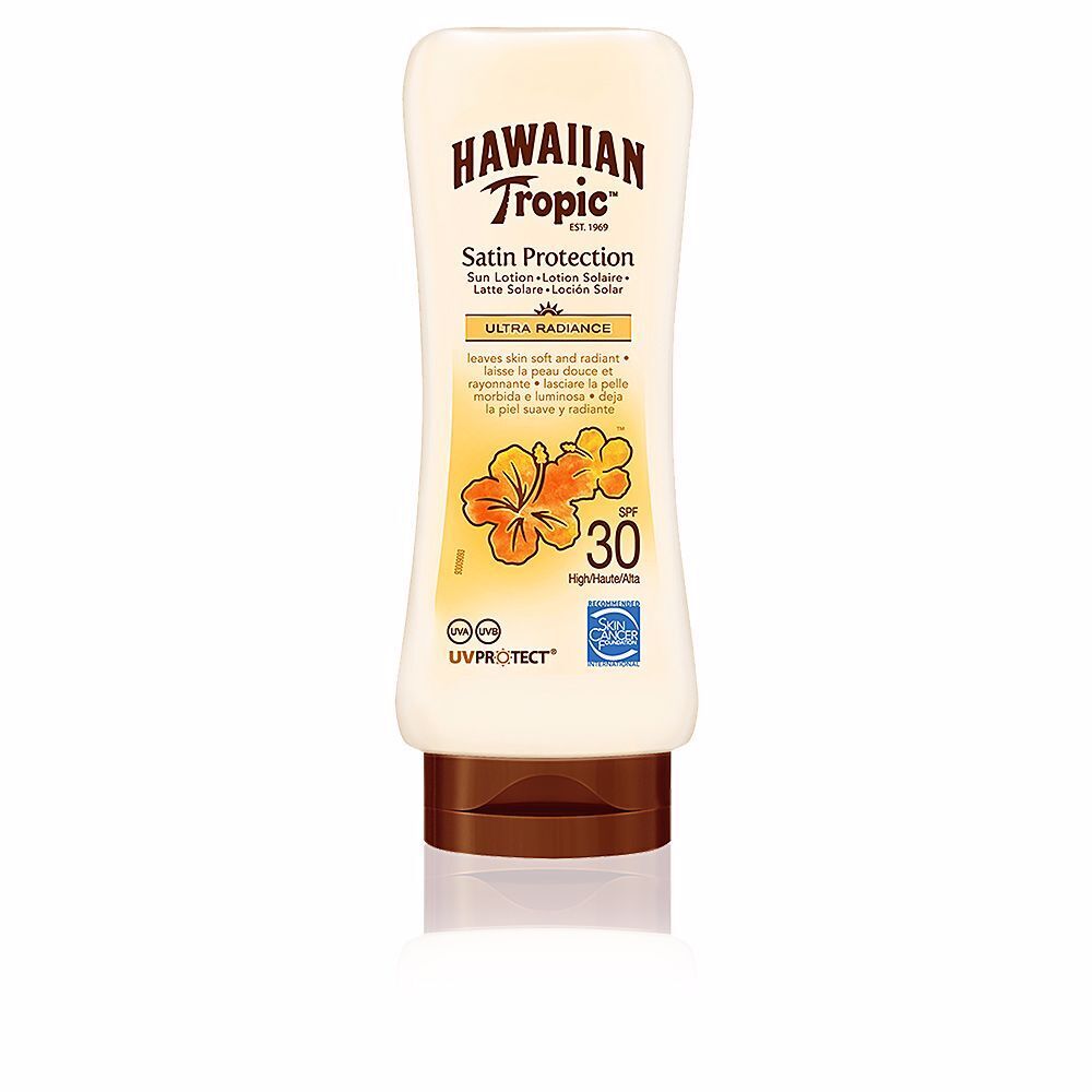 HAWAIIAN TROPIC SATIN ultra radiance sun lotion SPF30 180 ml