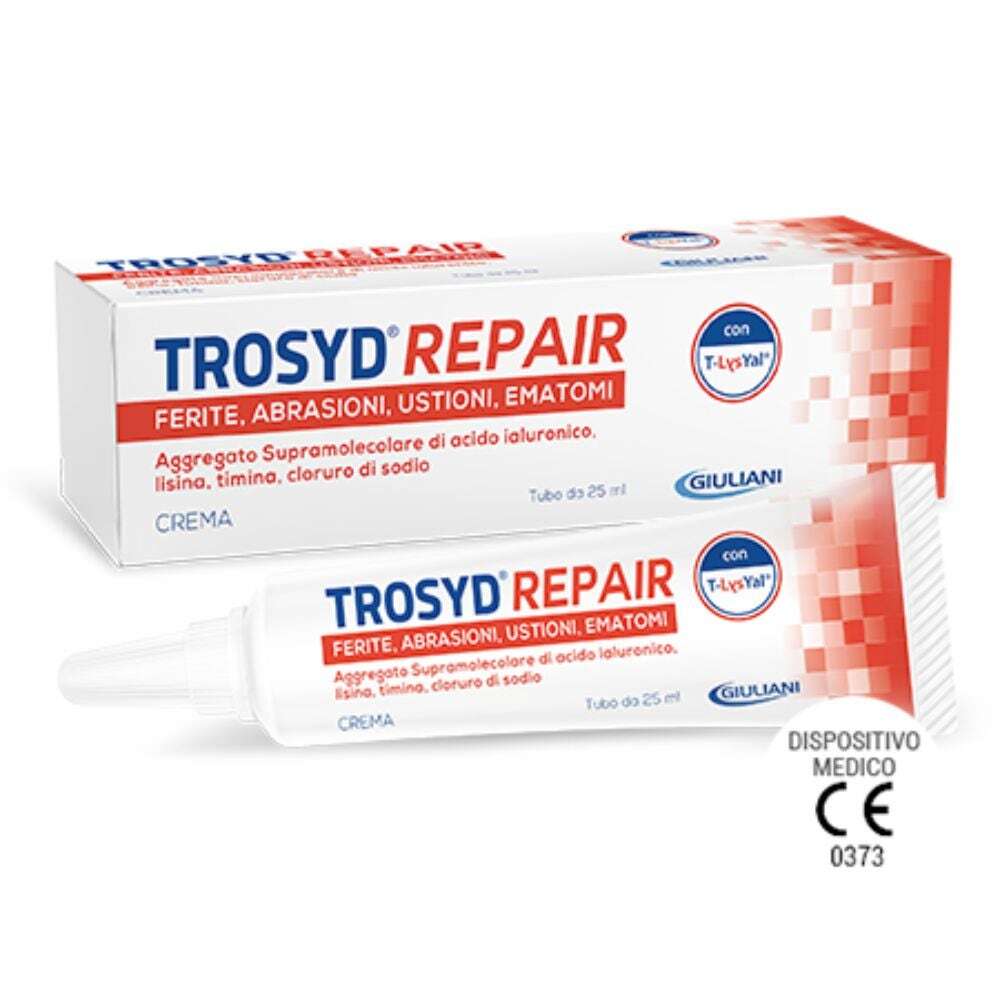 Trosyd Repair Crema con T-Lysyal per Ferite Ustioni e Abrasioni, 25ml