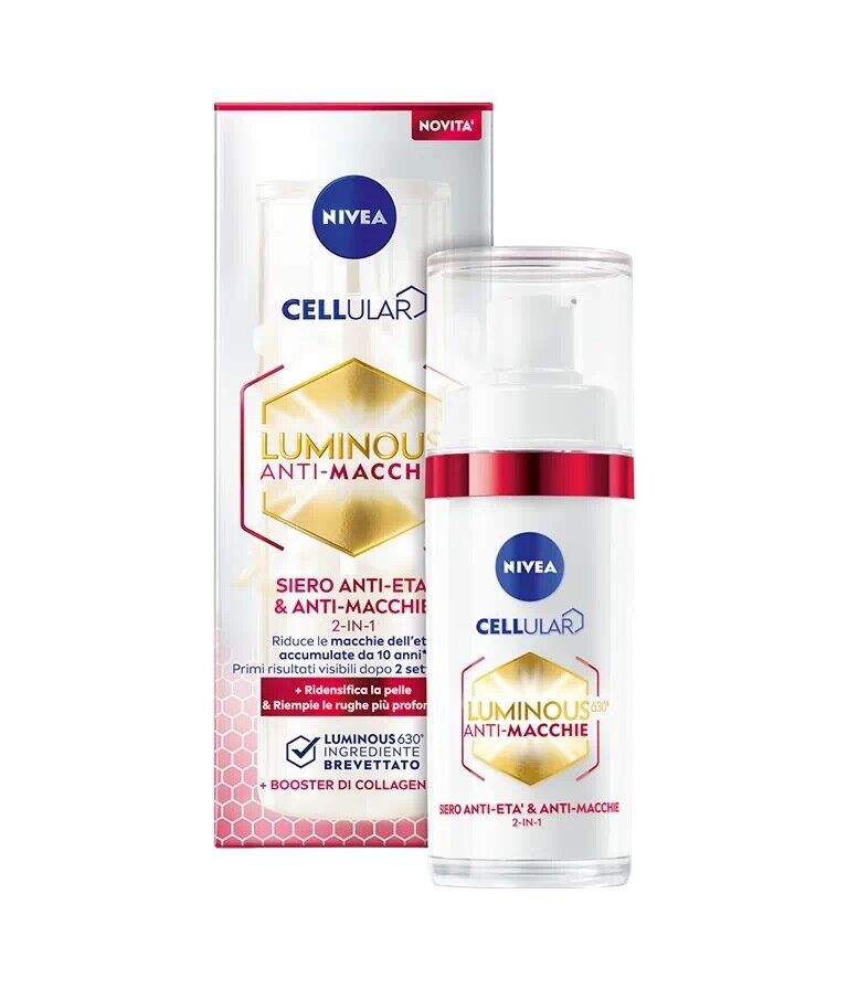 NIVEA LUMINOUS630® SIERO ANTI-ETÀ & ANTI-MACCHIE 2-IN-1 (30ML)