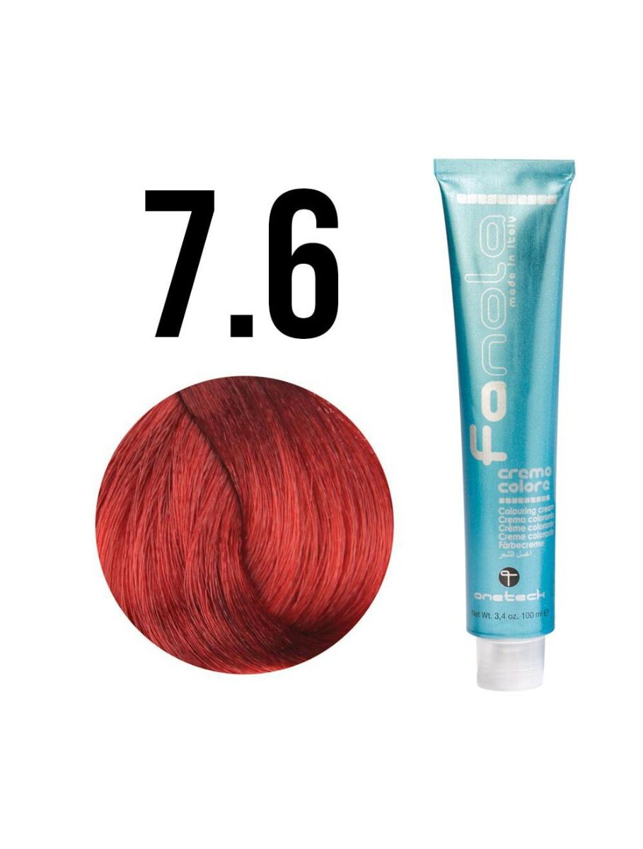 Fanola Colore 7.6 Biondo Rosso 100ml