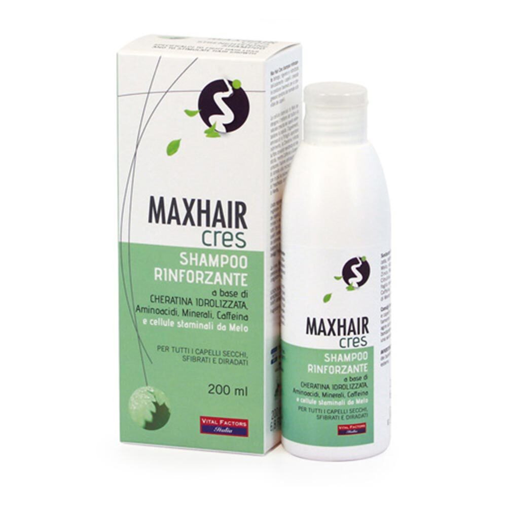 Vital Factors Max Hair Cres - Shampoo Rinforzante, 200ml