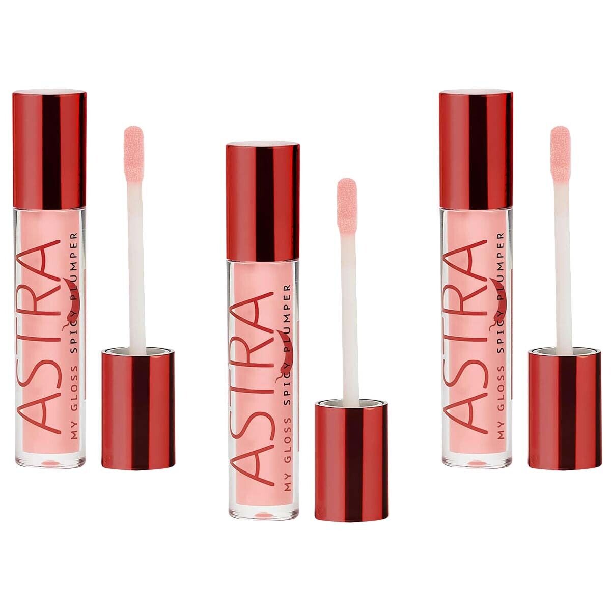 3pz Lip Gloss Volumizzante Rimpolpante Astra My Gloss Spicy Plumper labbra