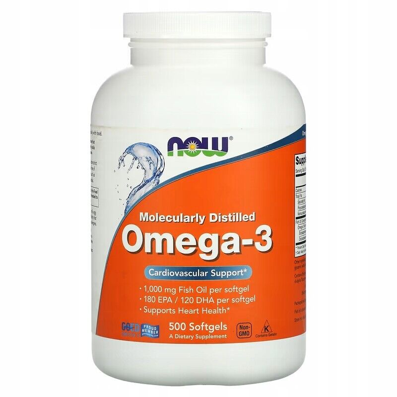 Now Foods OMEGA-3 180 EPA 120 DHA 500 capsule