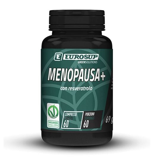 Eurosup, Menopausa+ 60 cpr Isoflavoni, resveratrolo più vitamine e minerali