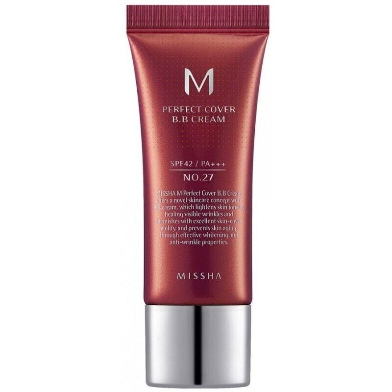 Missha M Perfect Cover BB Cream tonalita Honey Beige n. 27, 20 ml