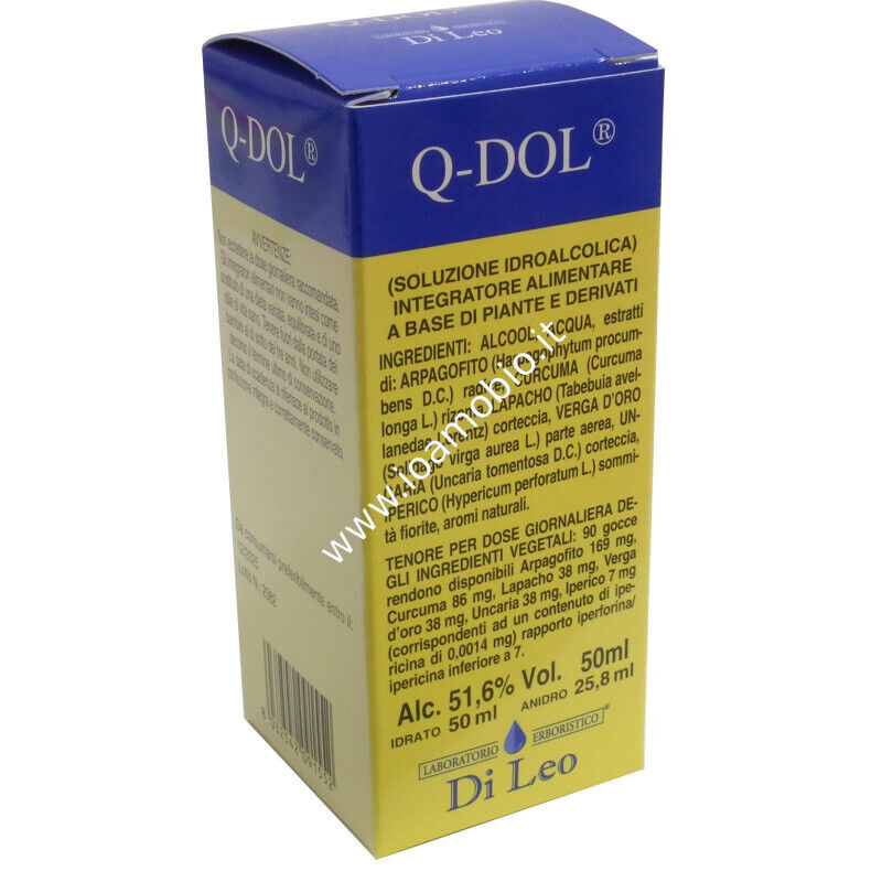 Q Dol 50ml - Soluzione Idroalcolica Laboratorio Erboristico Di Leo