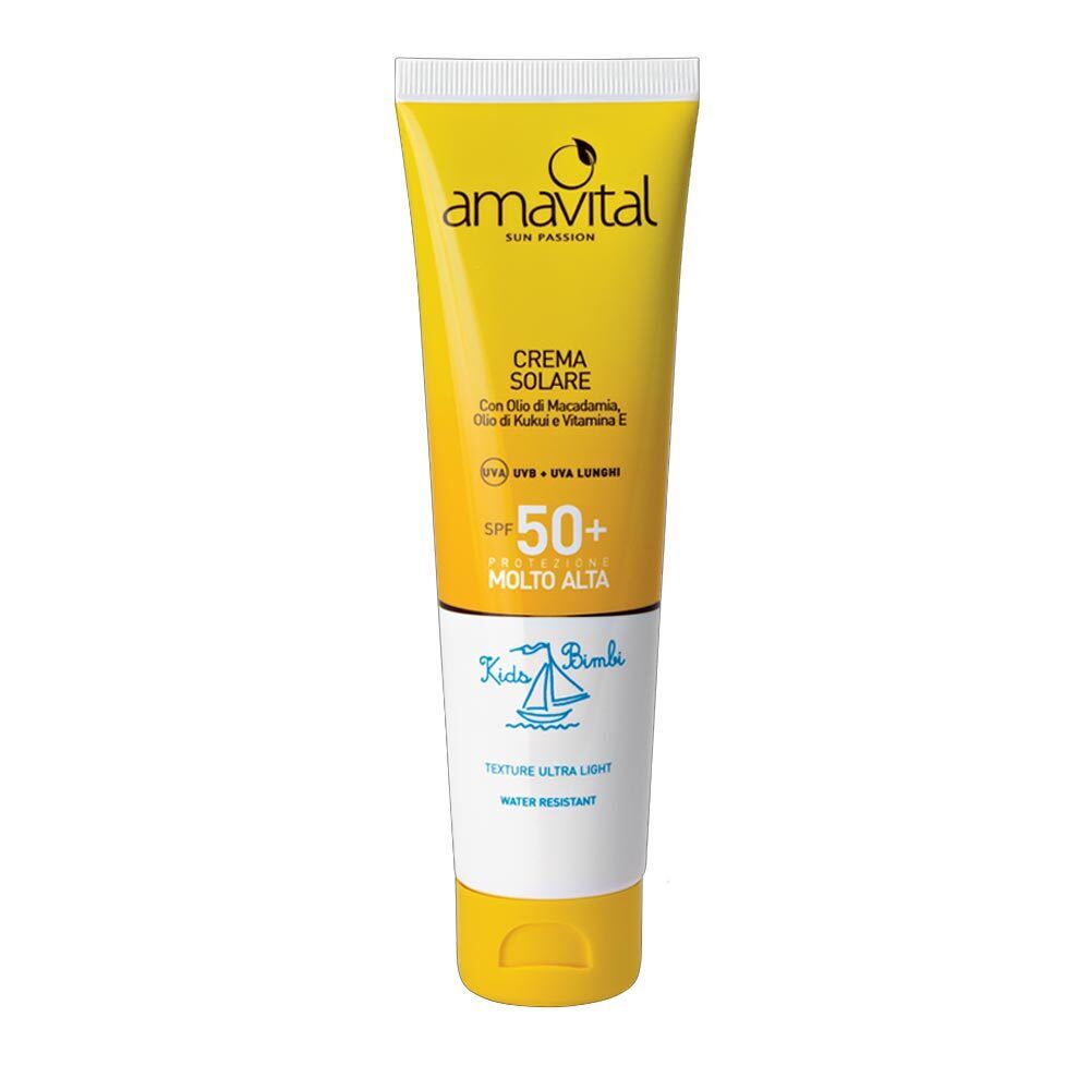 Oficine Cleman Amavital Sun Passion - Crema Solare Bambini PSF50+, 100ml
