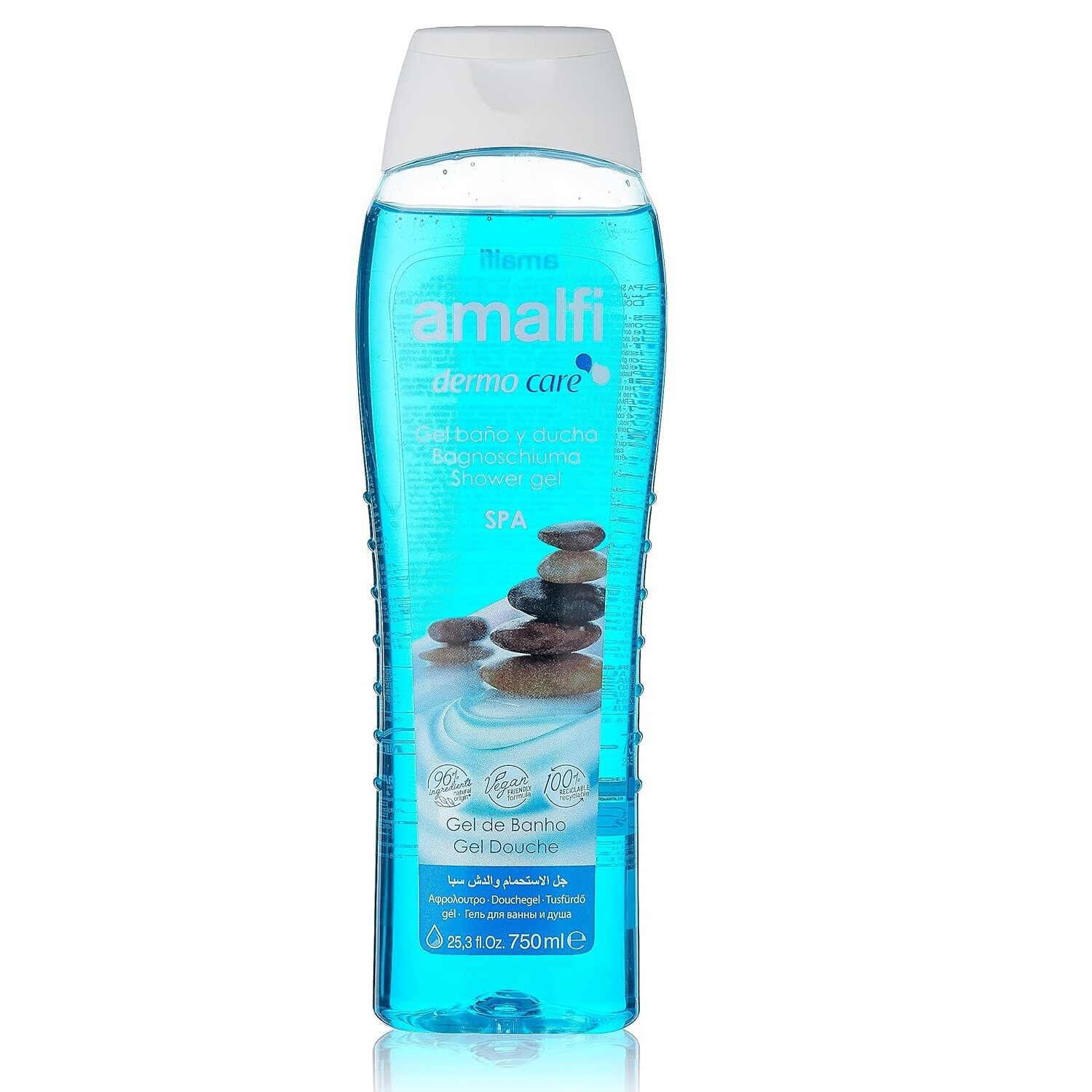 AMALFI - DERMO CARE -BAGNOSCHIUMA BAGNODOCCIA SHOWER GEL BAGNO DOCCIA 750m SPA