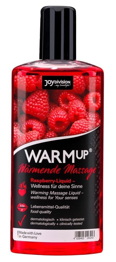 Aceite de masaje efecto calor frambuesa (S4w)