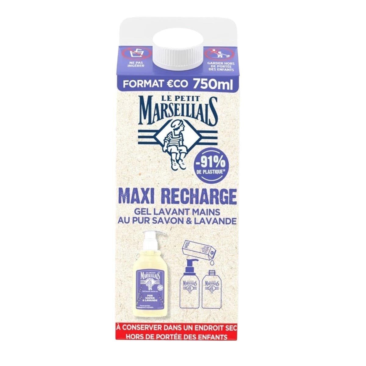 Le Petit Marseillais | Maxi Ricarica Gel Lavant Mani al Puro Sapone & Lavanda...