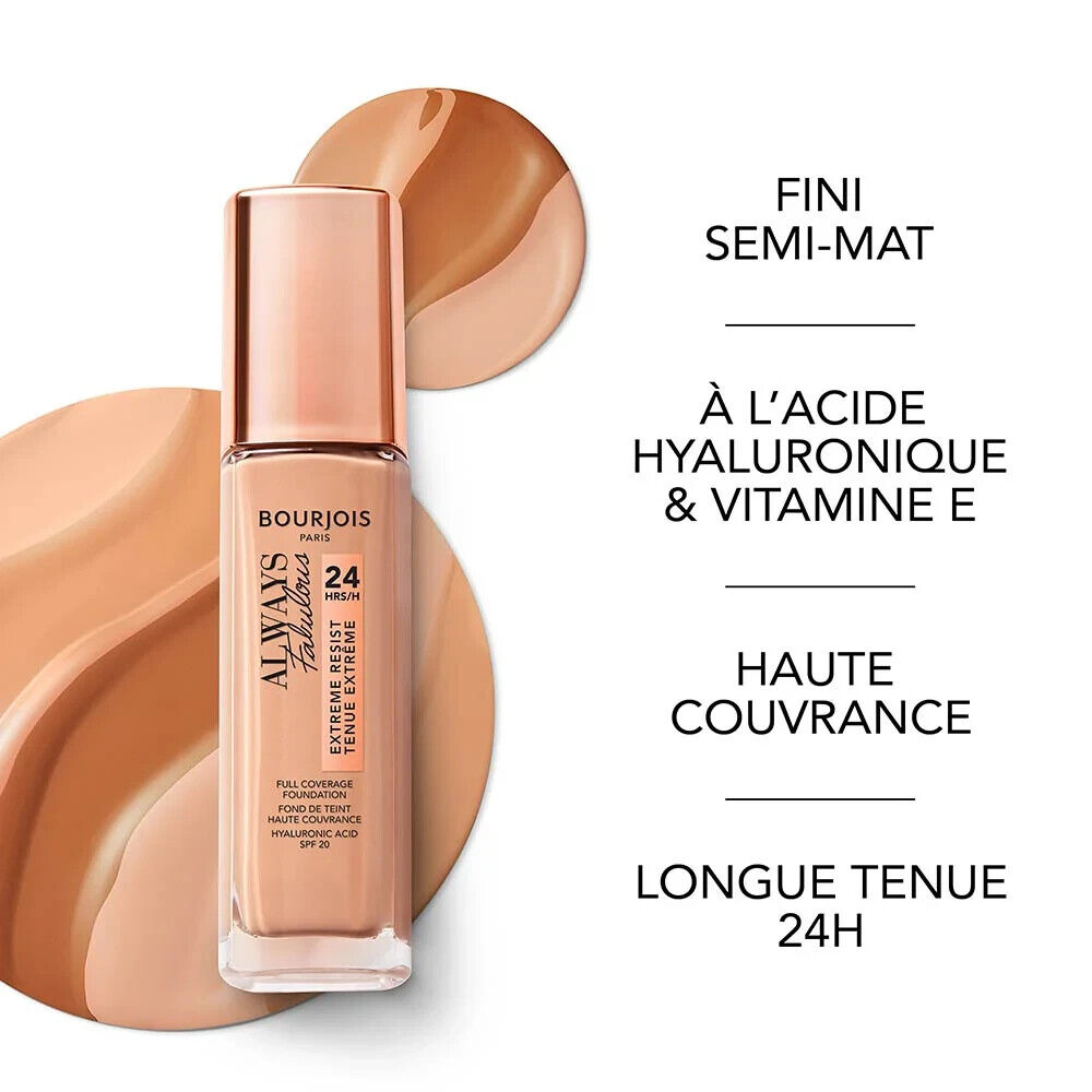 Bourjois - Fondotinta Always Fabulous 24H SPF20 - 415 Sable - 30 Ml