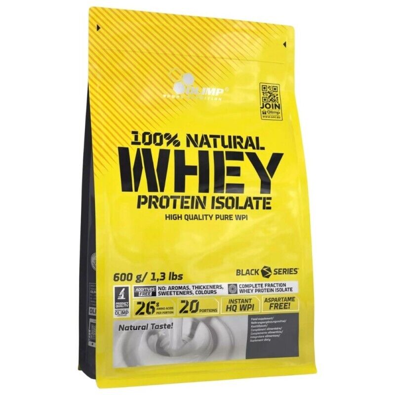 Olimp 100% proteine naturali del siero del latte isolate, 600g