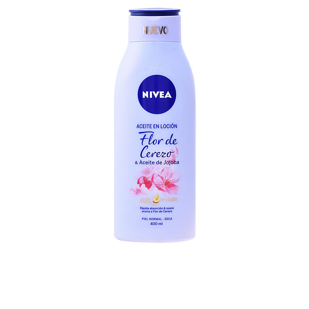 Cosmetici corpo Nivea unisex ACEITE EN LOCION flor cerezo & jojoba 400 ml