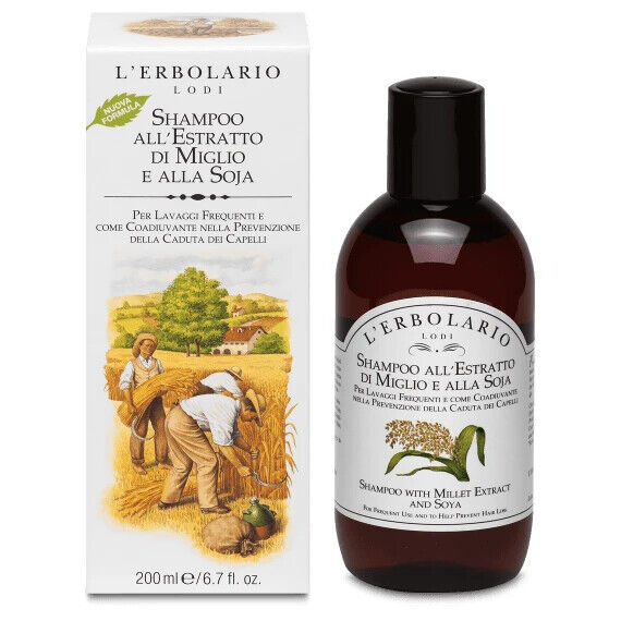 L'erbolario Miglio e Soja Shampoo 200 ml