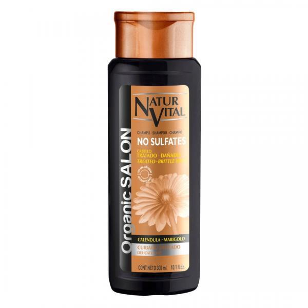 Naturvital Organic Salon Champú Sin Sulfatos Cuidado Delicado 300ml