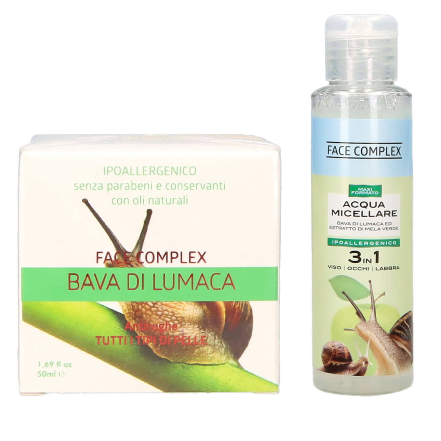 FACE COMPLEX KIT CREMA VISO A BAVA DI LUMACA