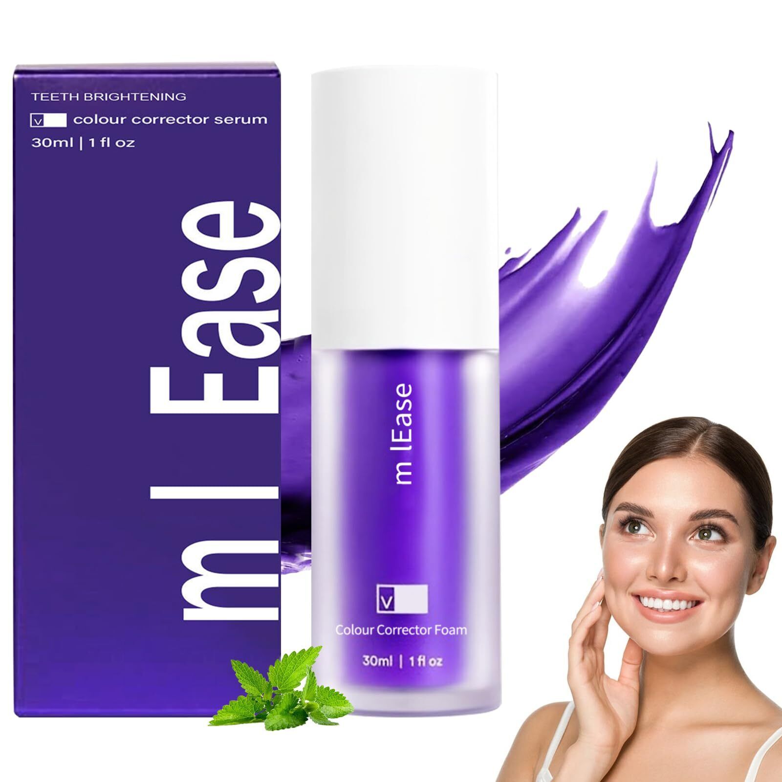 IJHYGD Purple Toothpaste His Smile Dentifricio Viola Sbiancante Pasta (v9q)