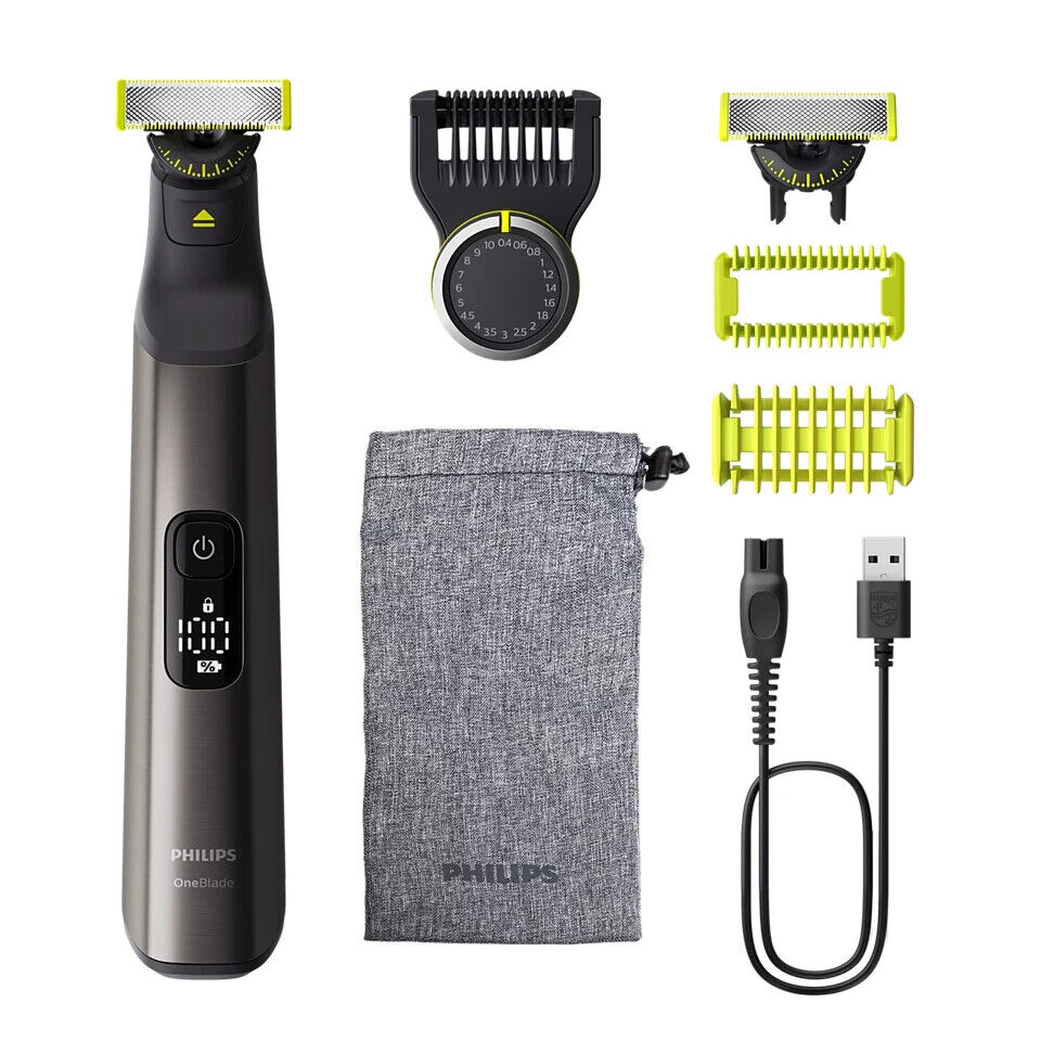 Rasoio Ricaricabile Barba Corpo Rifinitura Philips OneBlade Pro 360 QP6552/15