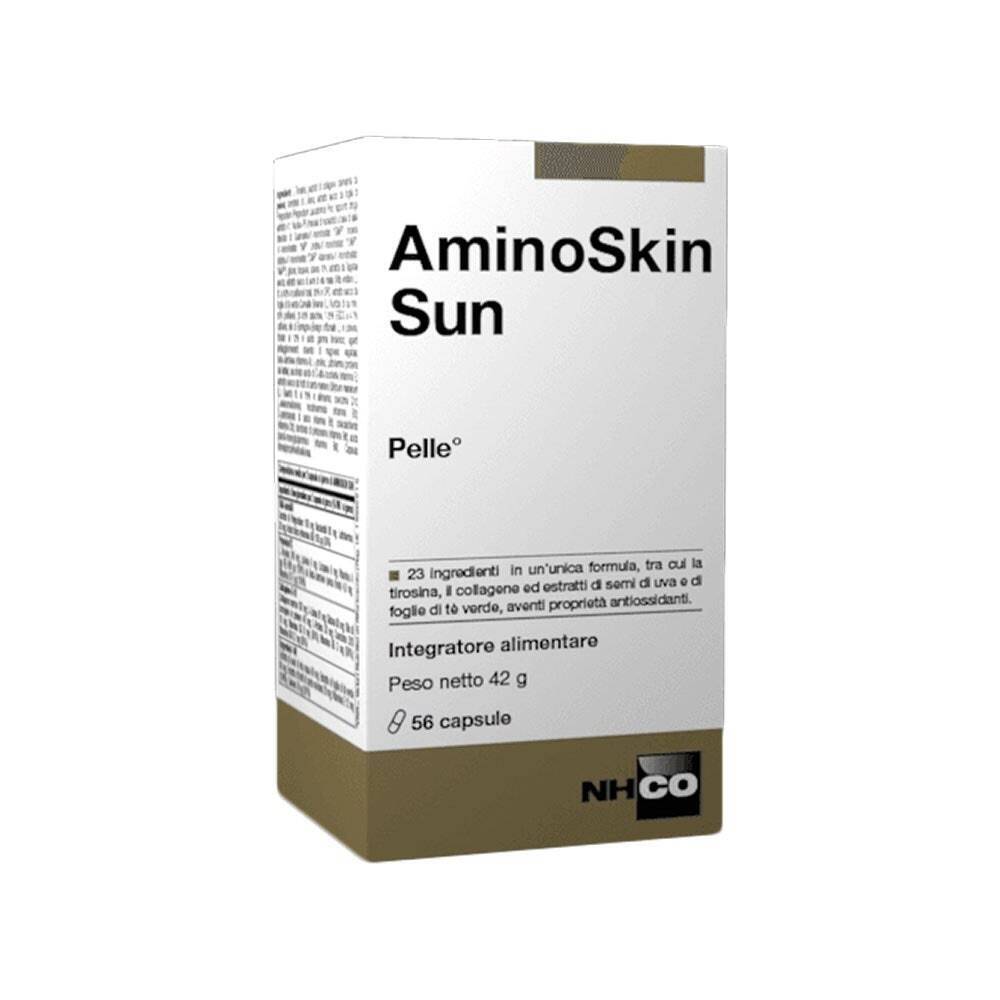 Laboratoires NHCO AminoSkin Sun Integratore Pelle, 56 Capsule