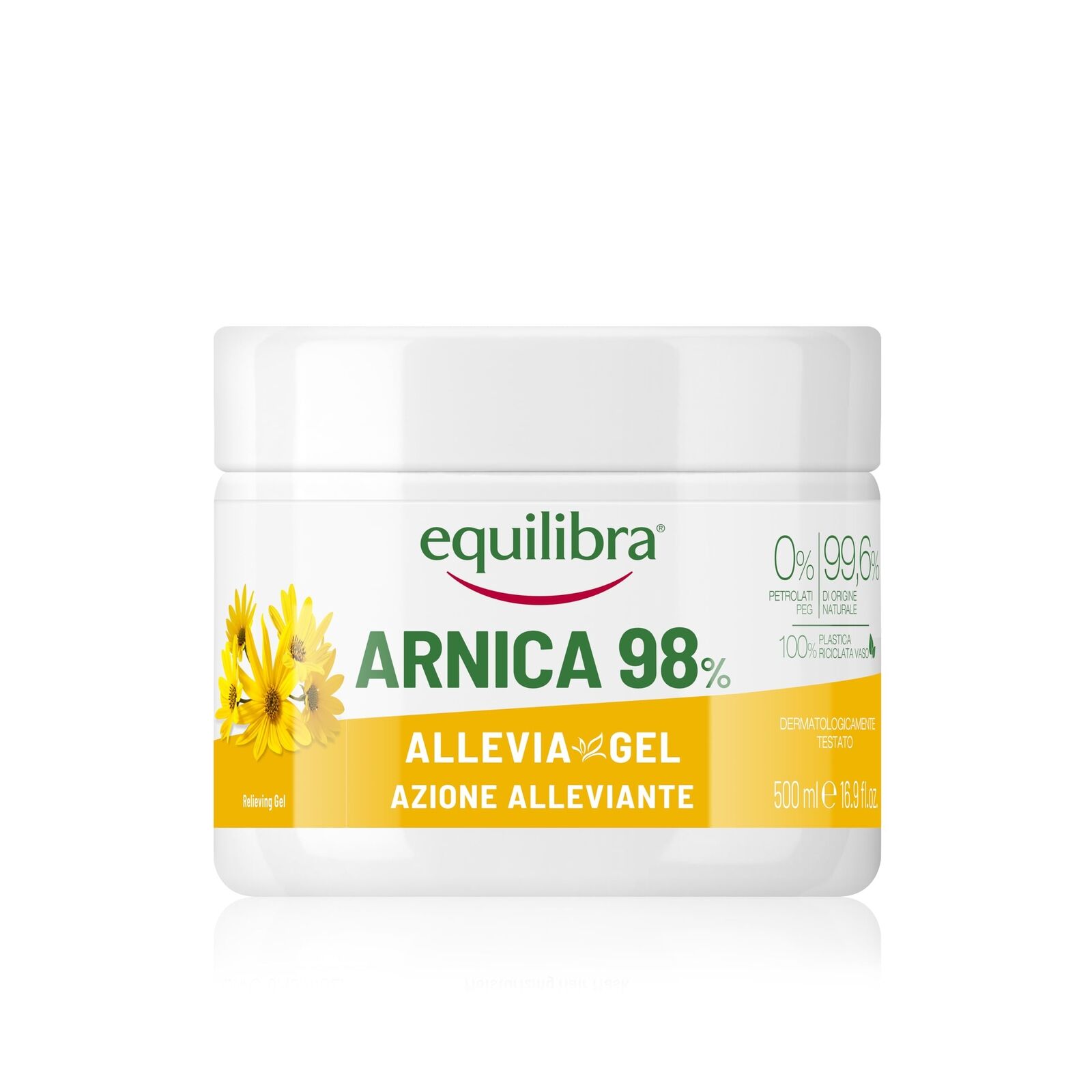 Equilibra Corpo, Arnica Allevia-Gel 98%, Arnica Gel con Estratto Acquoso (t5K)
