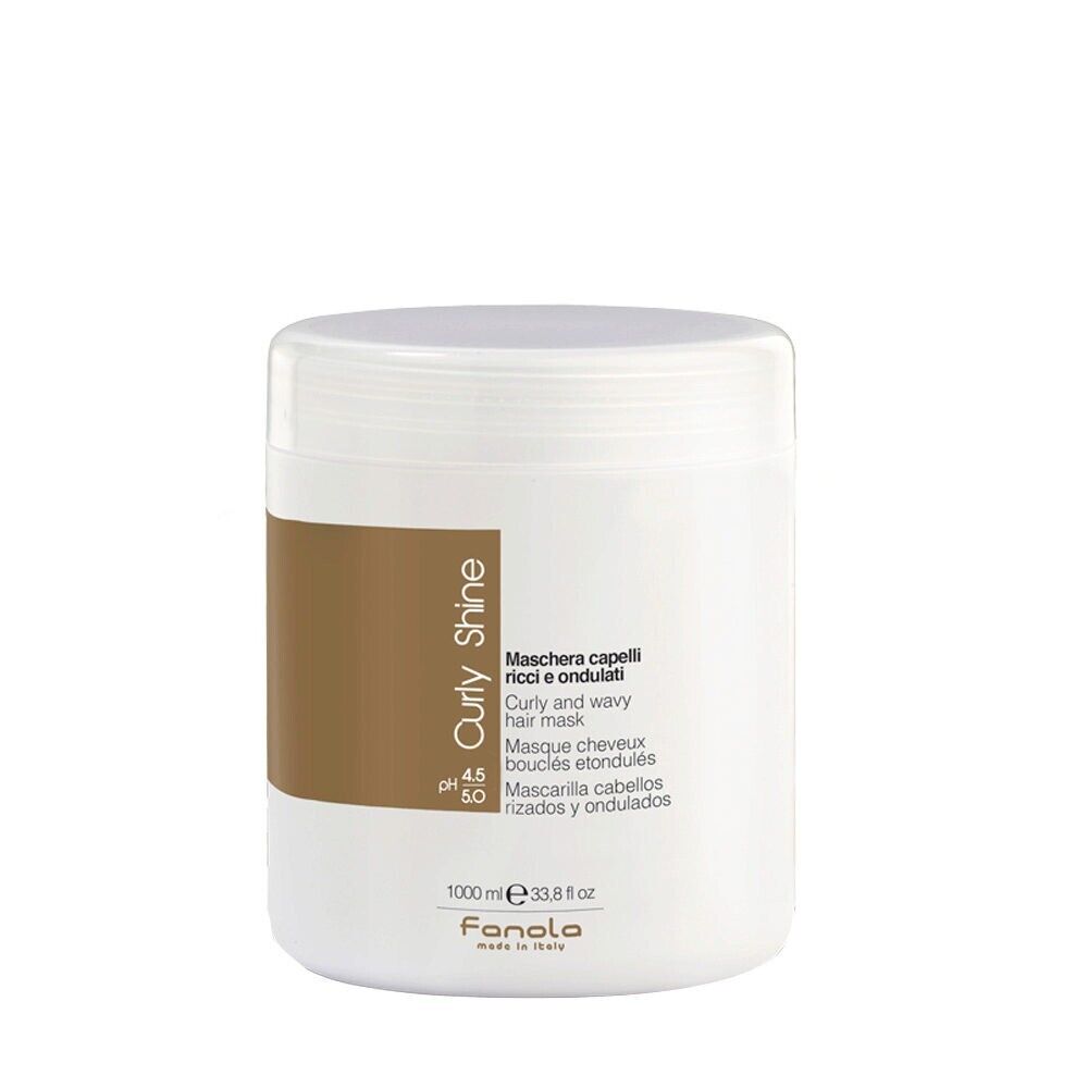 Fanola Curly Shine Maschera Capelli Ricci Ondulati 1000ml