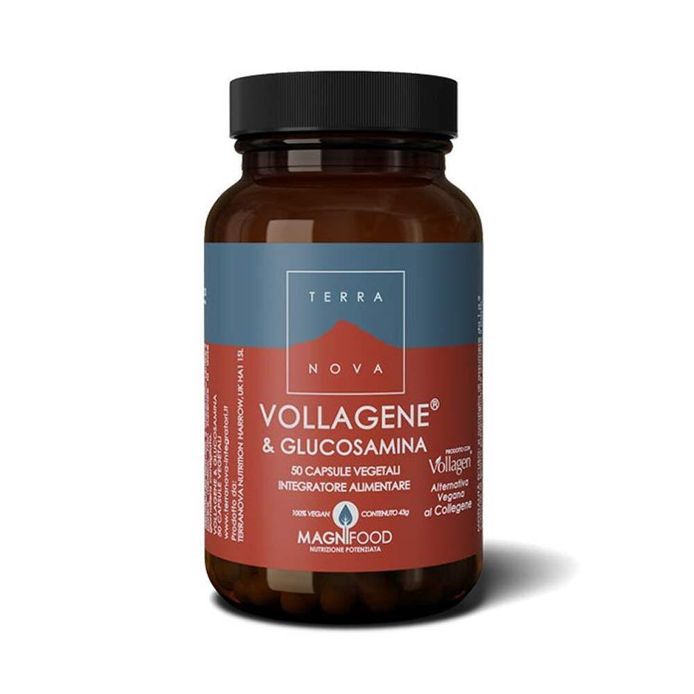 Terranova Vollagene - Vollagene & Glucosamina Complex Integratore, 50 Capsule