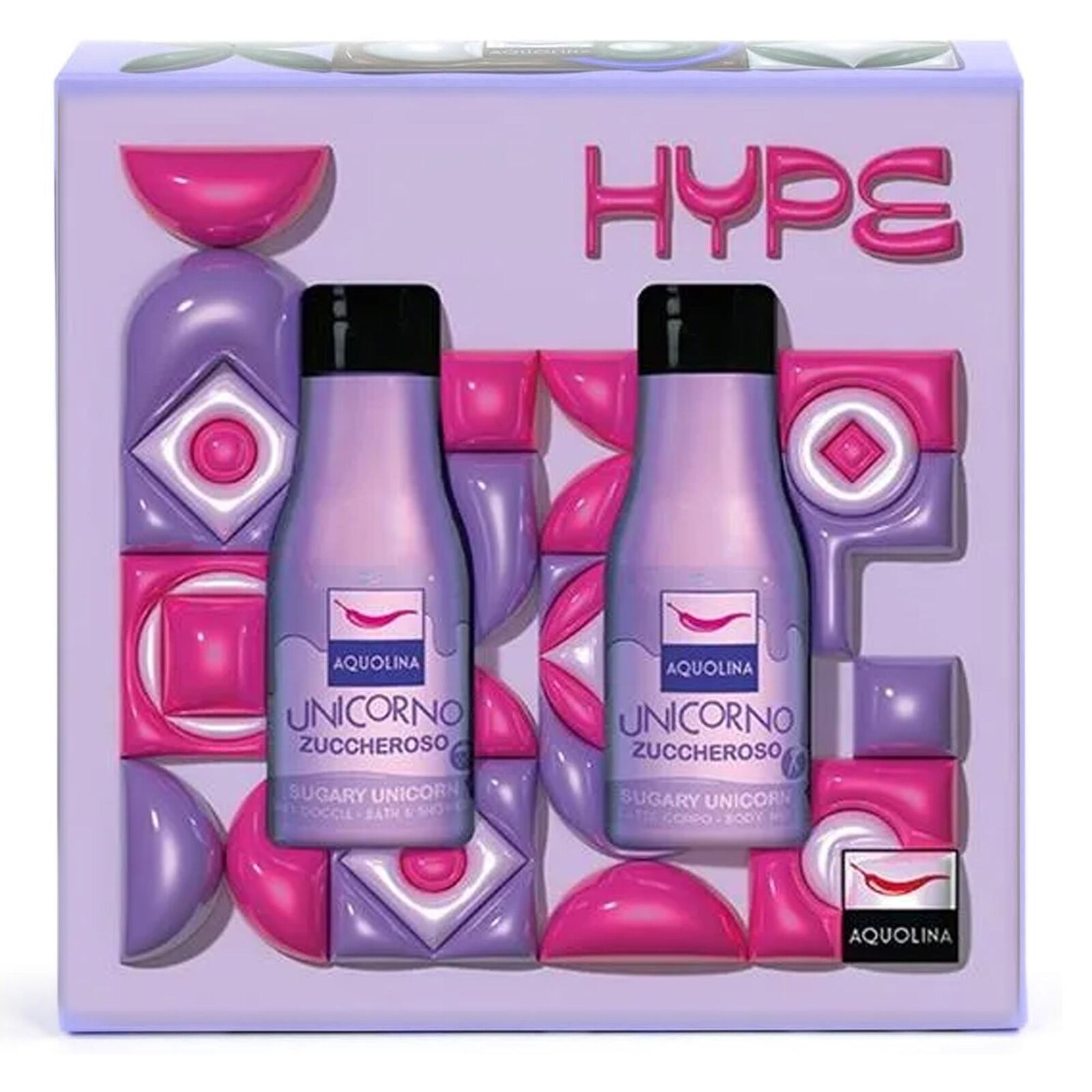 AQUOLINA COFANETTO BEAUTY HYPE LATTE CORPO 125ML E BAGNO DOCCIA 125ML