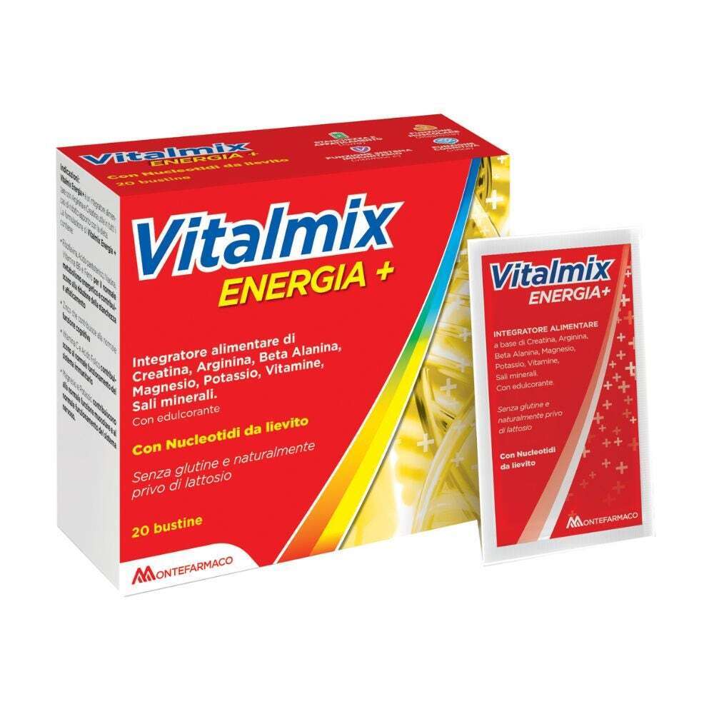 Vitalmix Energia+ Integratore Alimentare, 20 Bustine