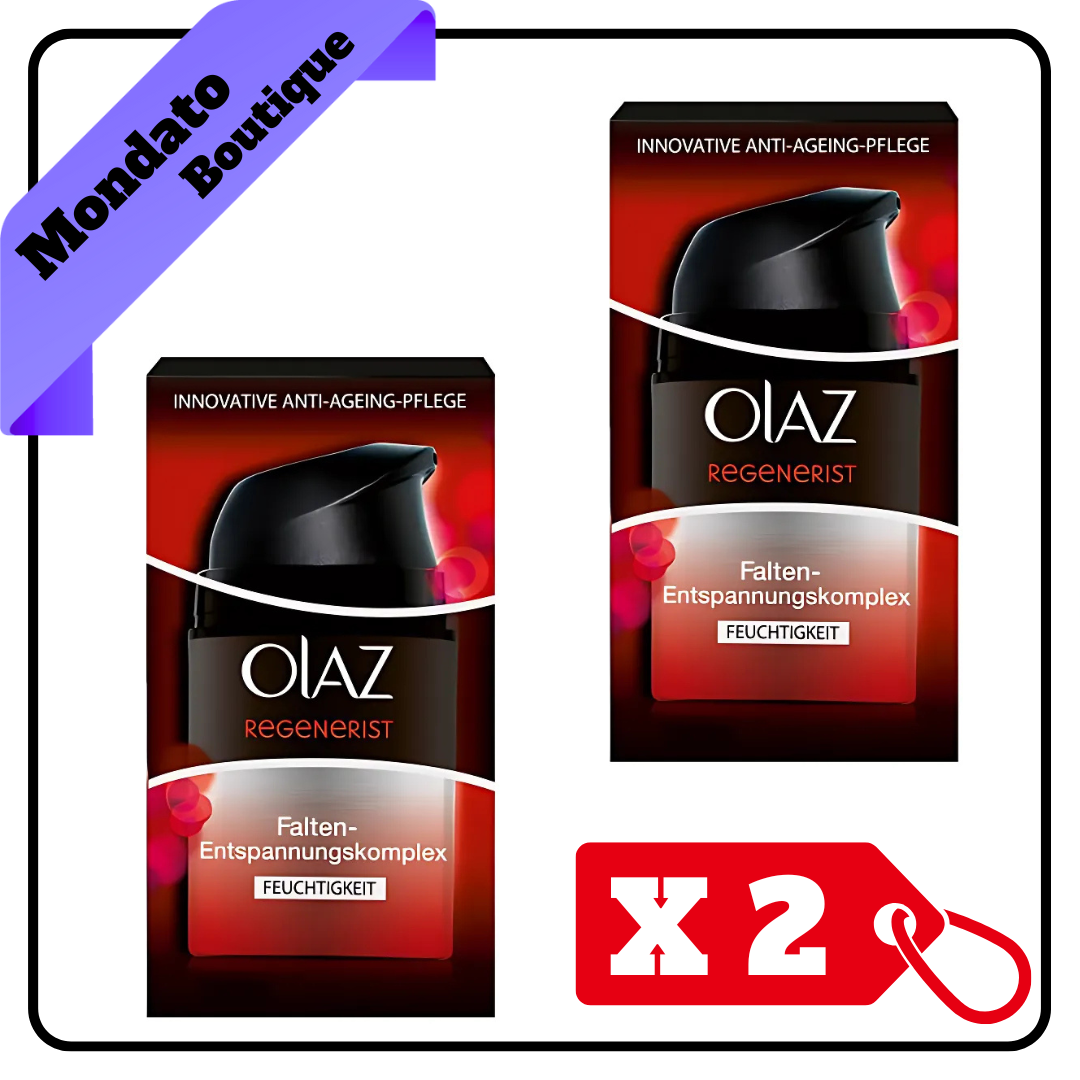 OIL OF OLAZ REGENERIST CREMA GIORNO 50ml (X2)