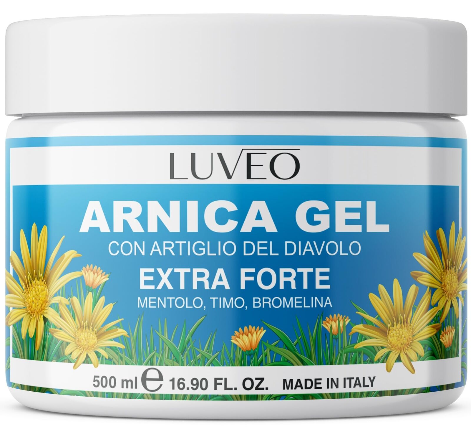 Arnica per Cavalli Uso Umano 500ml Extra Forte, Arnica Gel Forte (U9h)