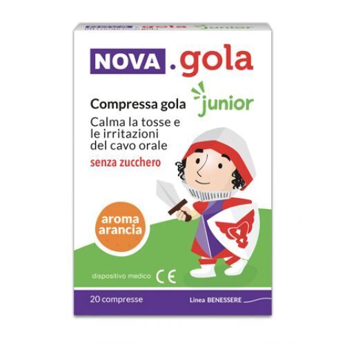 Nova Argentia Nova Gola Junior Gusto Arancia, 20 Compresse