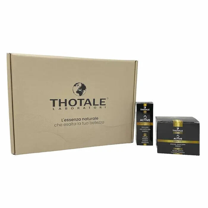 Thotale Active - Cofanetto Crema Viso Anti Age 50ml + Contorno Occhi 30ml