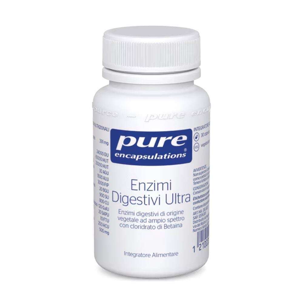 Pure Encapsulations Enzimi Digestivi Ultra Integratore, 30 Capsule