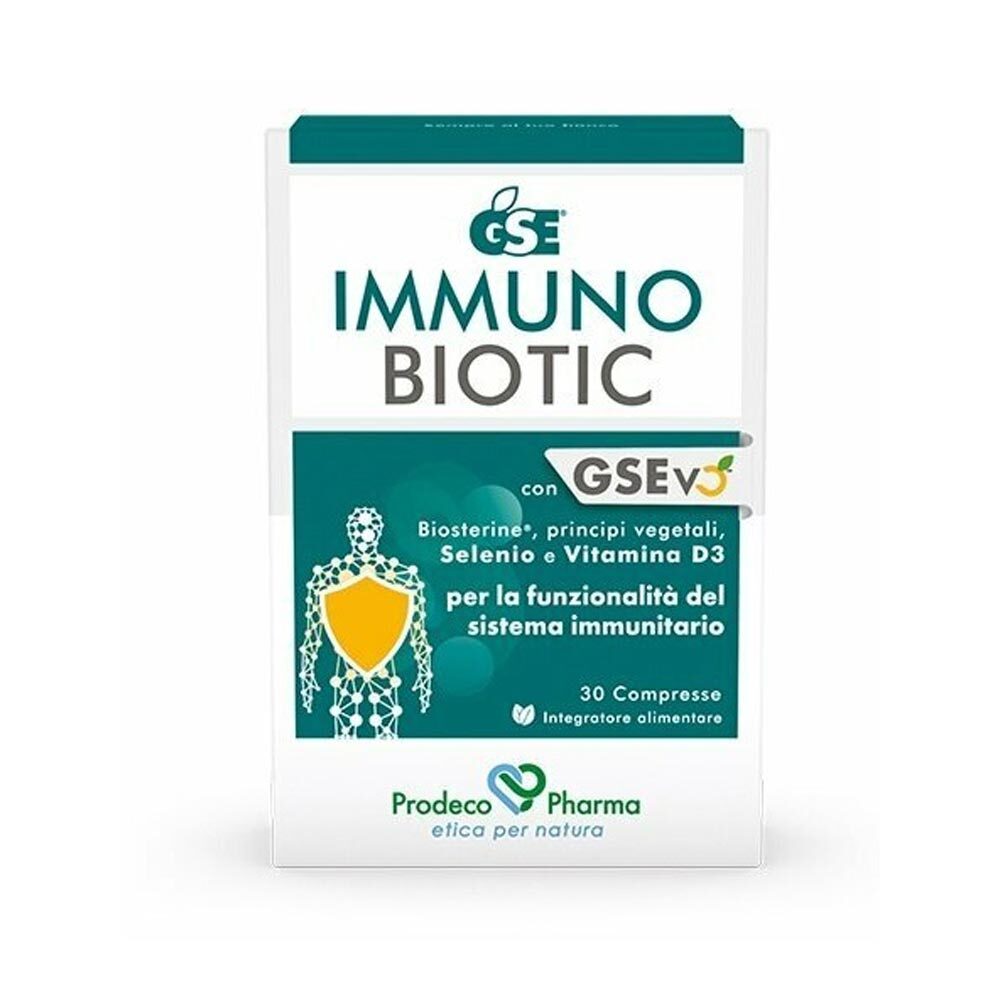 GSE Biotic - Immunobiotic Integratore Alimentare, 30 compresse