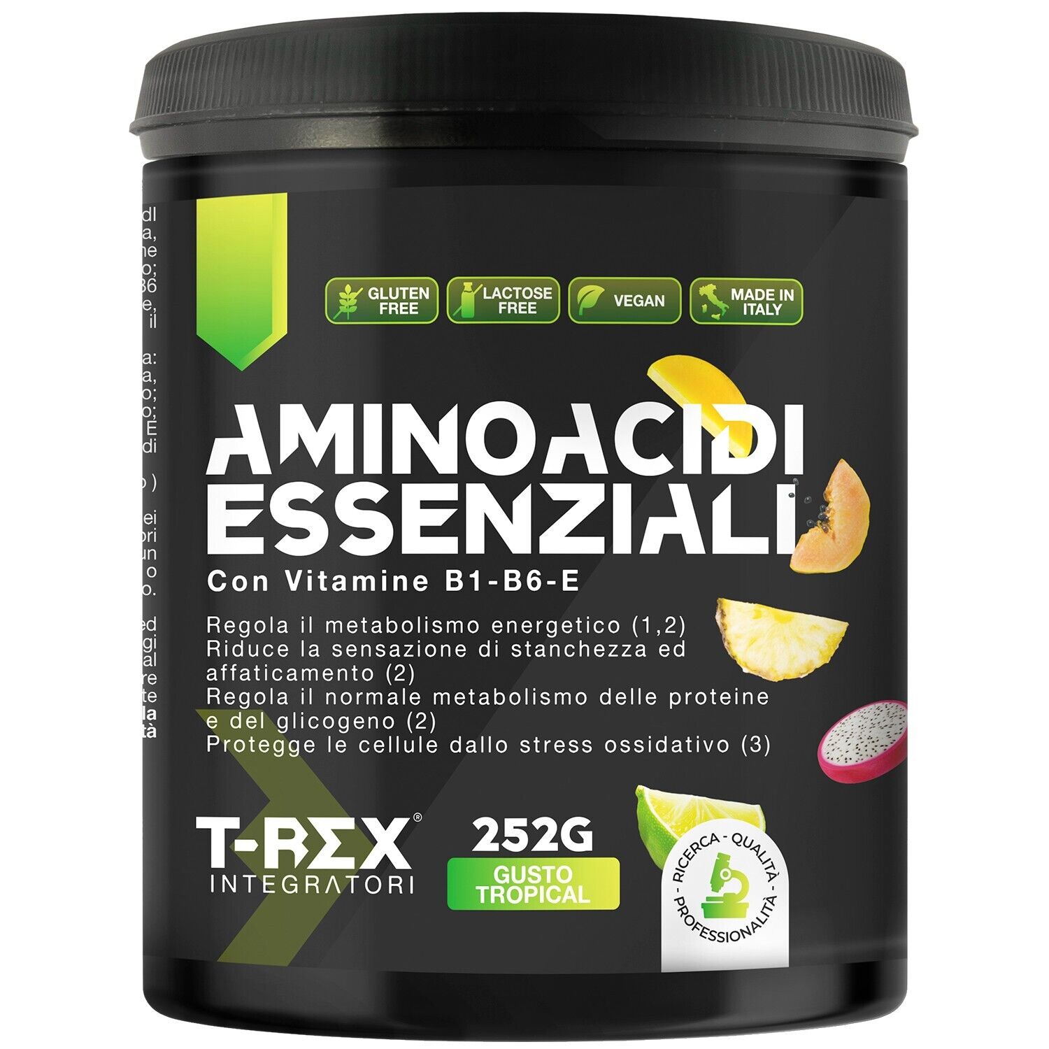 EAA AMINOACIDI ESSENZIALI Tropical→ 252 g Polvere Essential Amino con Vitamine