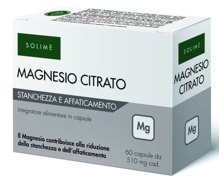 Solime' Magnesio Citrato Bibasico 60 Capsule