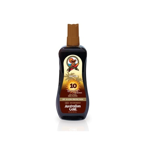 Australian Gold Spray Gel Effetto Bronze SPF10, 237ml