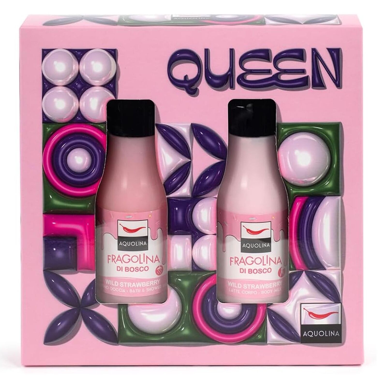 AQUOLINA COFANETTO BEAUTY QUEEN LATTE CORPO 125ML E BAGNO DOCCIA 125ML