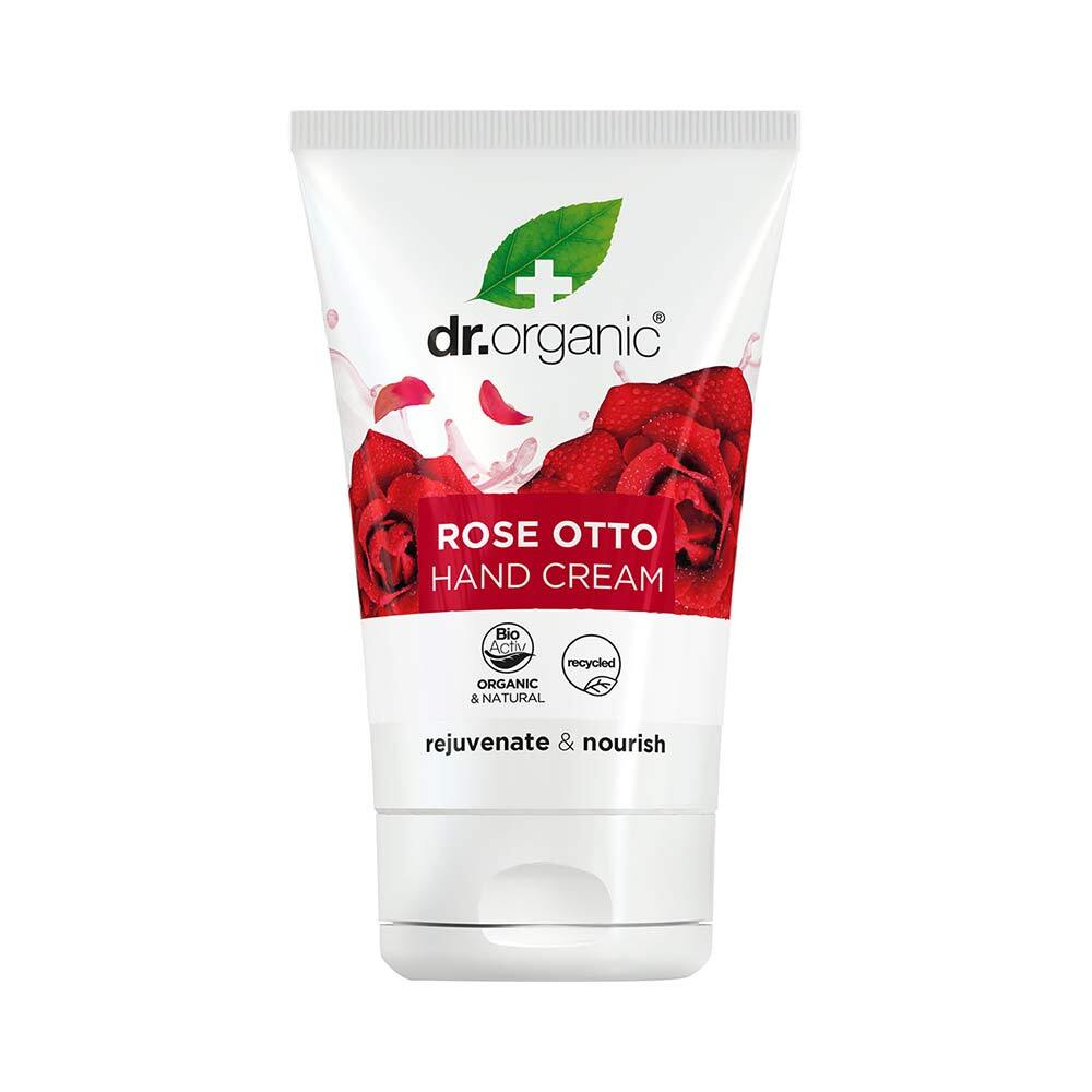 Dr. Organic Limited Rose Otto - Crema Mani Anti-Età, 125ml